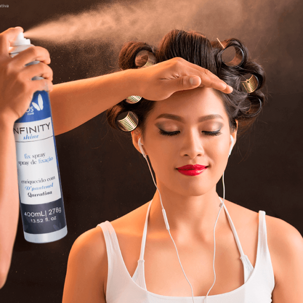 Spray de fixação para o penteado perfeito para o fim de ano